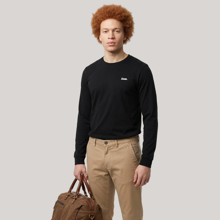 iam. Essential Long Sleeve Baumwolle
