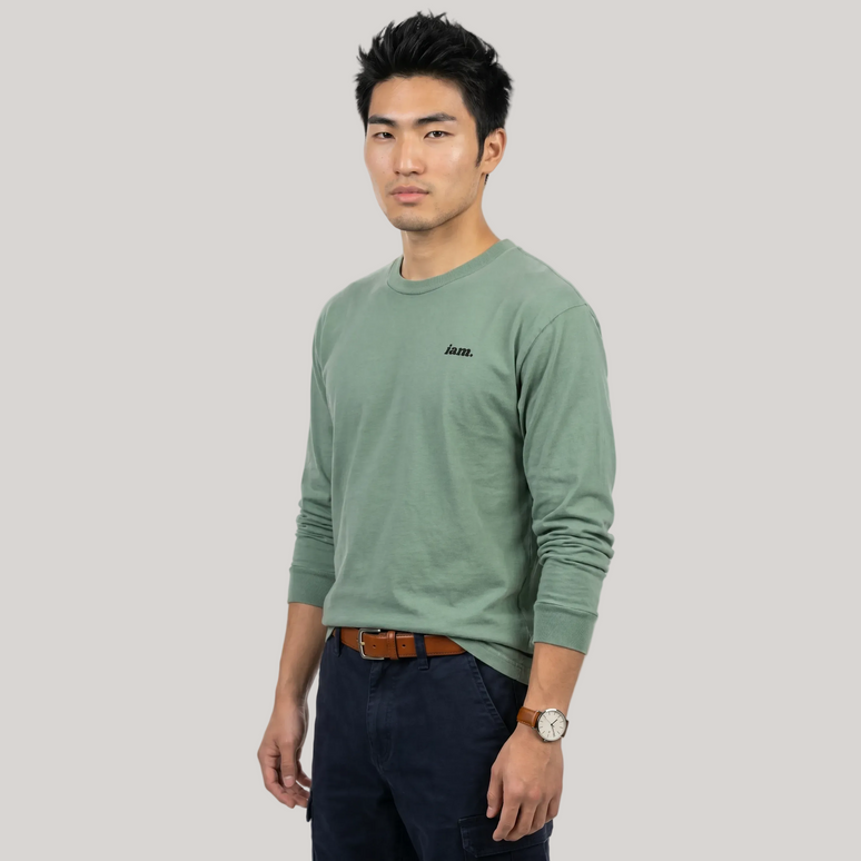 iam. Essential Long Sleeve Baumwolle