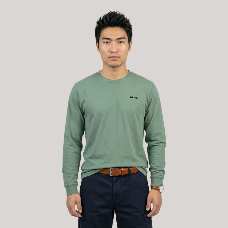 iam. Essential Long Sleeve Baumwolle