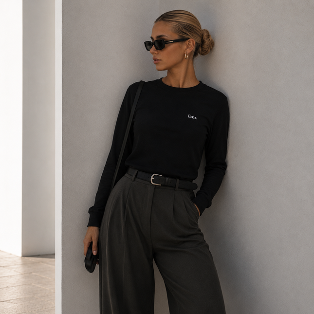 iam. Essential Long Sleeve Baumwolle