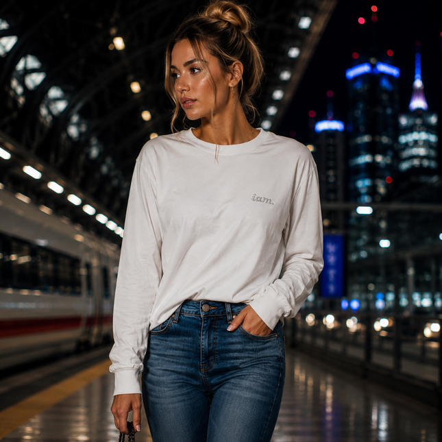iam. Essential Long Sleeve Baumwolle