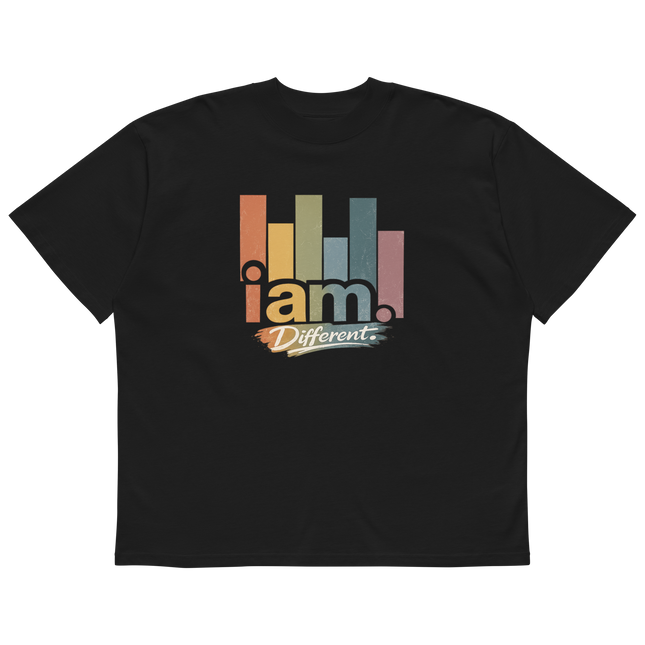 Different - iam. Oversized Unisex Bio T-Shirt