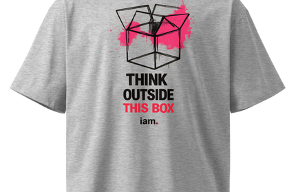 Box - iam. Oversized Unisex Bio T-Shirt