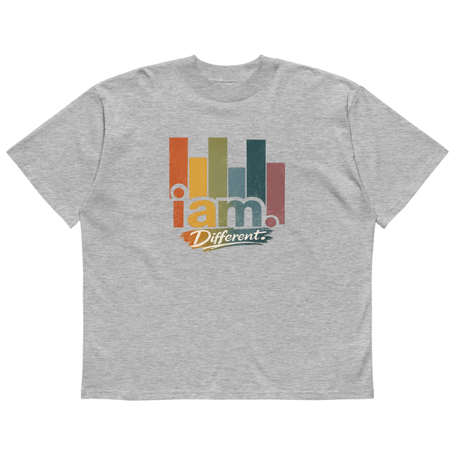 Different - iam. Oversized Unisex Bio T-Shirt