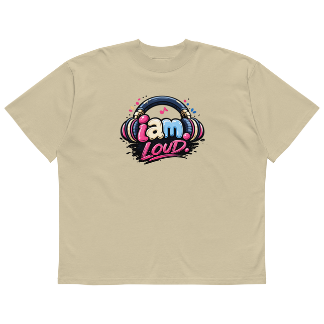 Loud Colour - iam. Oversized Unisex Bio T-Shirt
