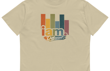Different - iam. Oversized Unisex Bio T-Shirt