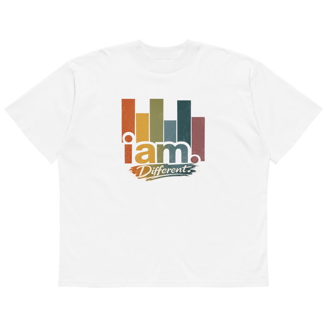 Different - iam. Oversized Unisex Bio T-Shirt